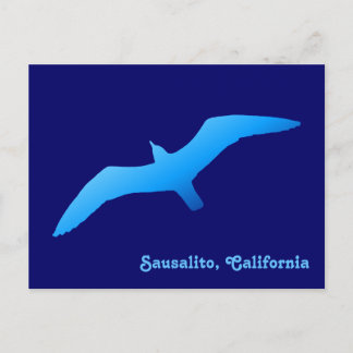 Flying Gull Postcard