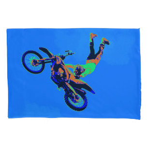 Flying Handstand - Freestyle Motocross Stunt Pillowcase