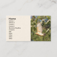 Flying hawk business cards
