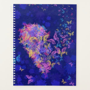 Flying Heart Butterflies Planner
