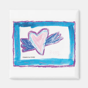 Flying Heart - Kids Art for CHOC  Magnet