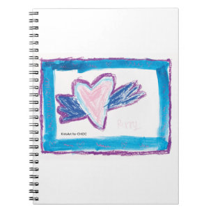 Flying Heart - Kids Art for CHOC  Notebook