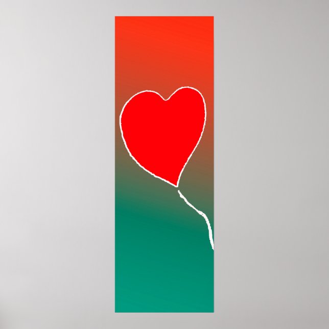 Flying heart poster (Front)