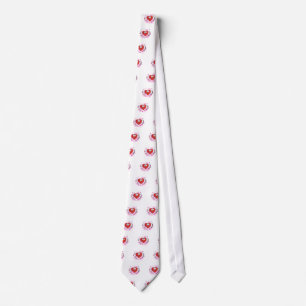 Flying Heart with Bow and Arrow Tie