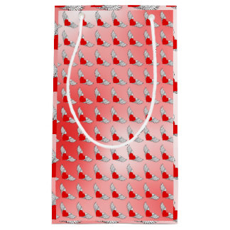 Flying Hearts Tilt Small Gift Bag