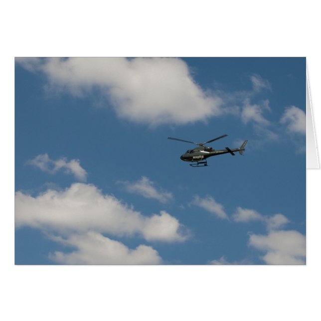 Flying helicopter (Front Horizontal)