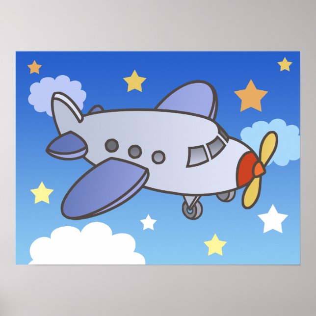 Flying High Aeroplane Poster (Front)
