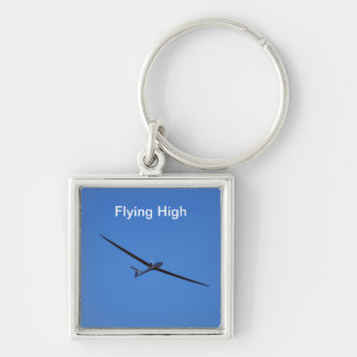Flying high in the sky key ring