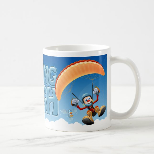 Flying High Paraglider Mug (Right)