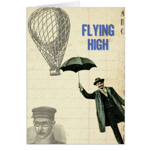 Flying High Steampunk Collage