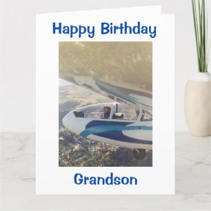FLYING HIGH WISHES FOR GRANDSON'S BIRTHDAY CARD