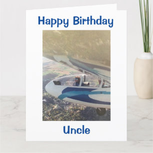FLYING HIGH WISHES FOR UNCLE'S BIRTHDAY CARD