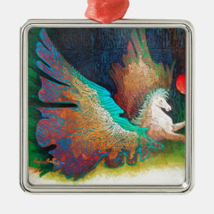 Flying Horse Metal Tree Decoration