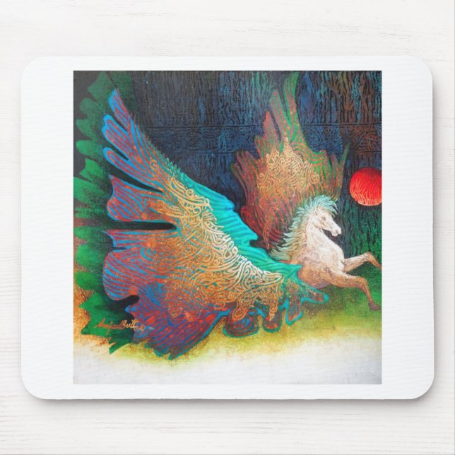 Flying Horse Mouse Mat (Front)