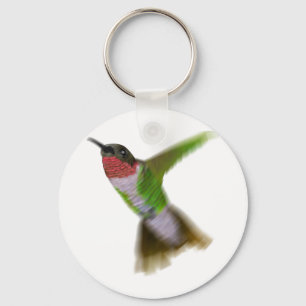 Flying Hummingbird Key Ring