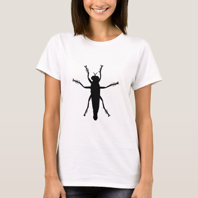 Flying insect isolated silhouette T-Shirt (Front)