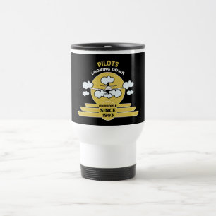 Flying Instructor Flying School Graduate Pro Travel Mug