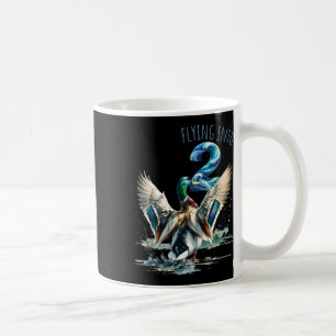 Flying Into 2 Duck Hunting 2nd Birthday Party 2 Ye Coffee Mug