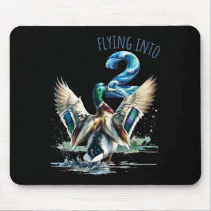 Flying Into 2 Duck Hunting 2nd Birthday Party 2 Ye Mouse Mat