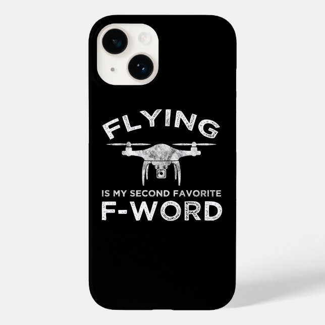 Flying Is My Second Favourite F-Word Case-Mate iPhone Case (Back)