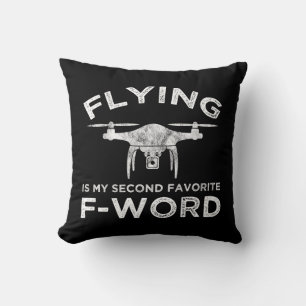 Flying Is My Second Favourite F-Word Cushion