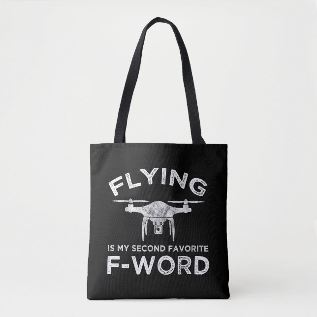 Flying Is My Second Favourite F-Word Tote Bag (Front)