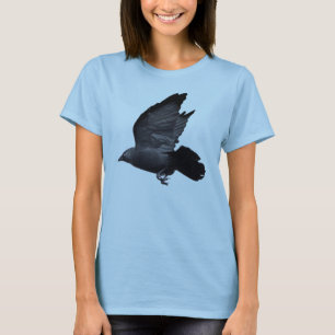 Flying Jackdaw, Crow-lover Design T-Shirt