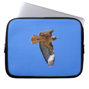 Flying Juvenile Red-Tailed Hawk Wildlife Sleeve