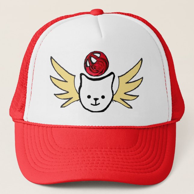 flying kittens trucker hat (Front)