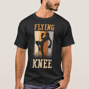 Flying Knee Defense Kick Punch Karate Professional T-Shirt