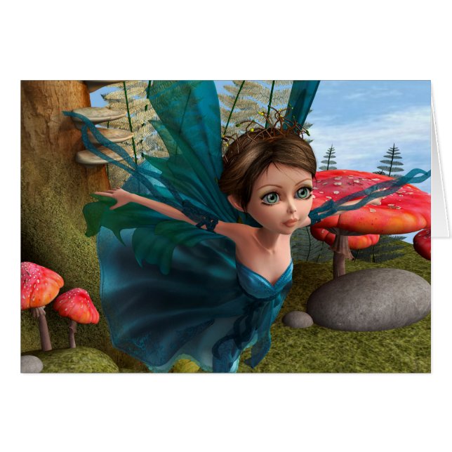 Flying Little Fairy Butterfly (Front Horizontal)