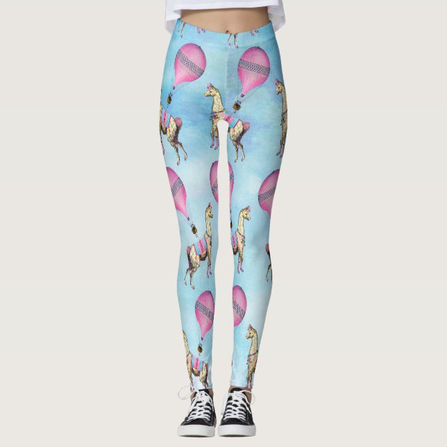Flying Llama Leggings (Front)