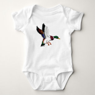Flying Mallard Baby Bodysuit