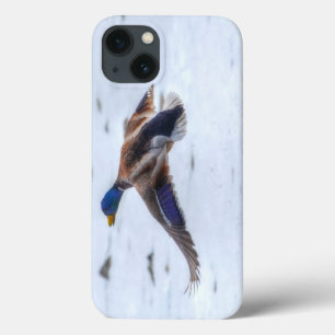 Flying Mallard Drake Wildlife Gift iPhone 13 Case