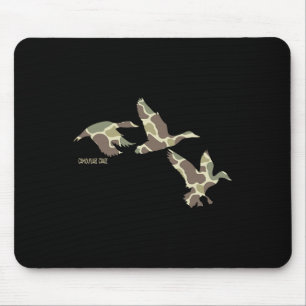 Flying Mallard Duck Camouflage Camo Duck Hunting C Mouse Mat