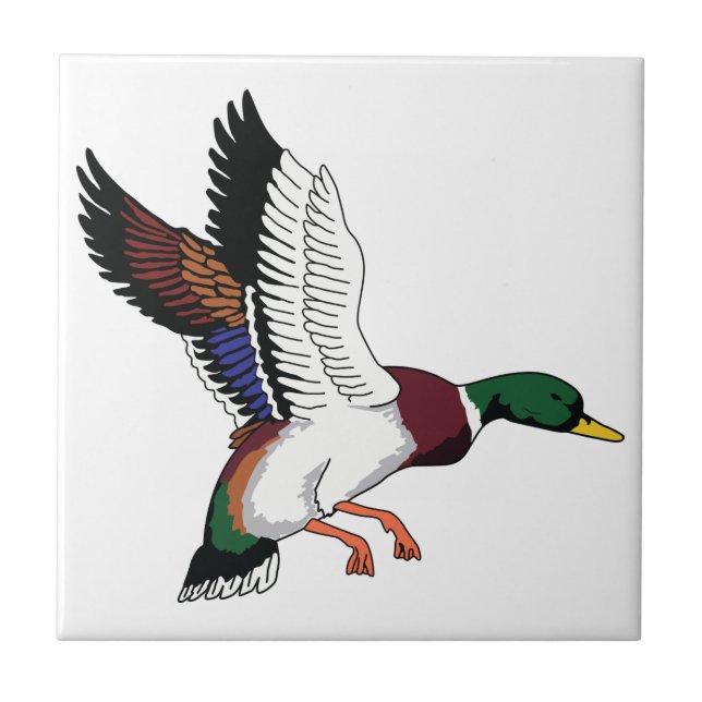 Flying Mallard Tile (Front)