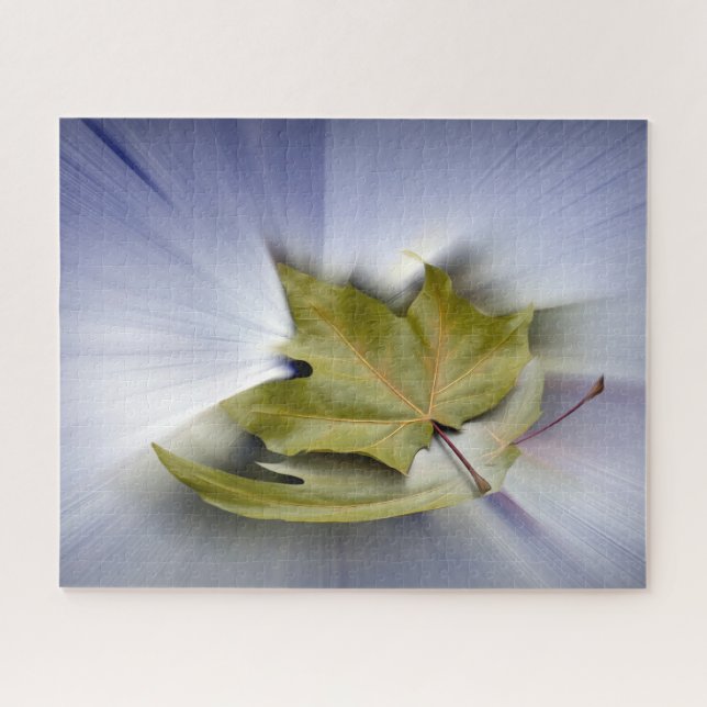 Flying maple leaves jigsaw puzzle (Horizontal)