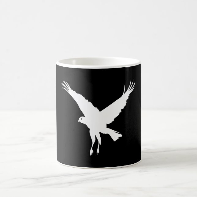 Flying marsh harrier coffee mug (Center)