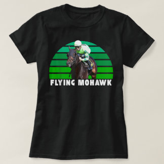 Flying Mohawk Horse Racing Del Mar Santa Anita T-Shirt