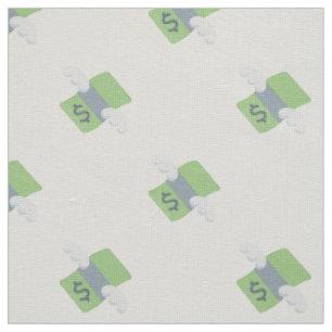 flying money emoji fabric