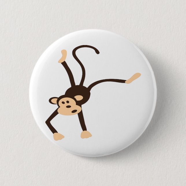 Flying Monkey 6 Cm Round Badge (Front)
