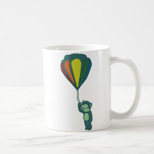 flying monkey : hot air balloon coffee mug