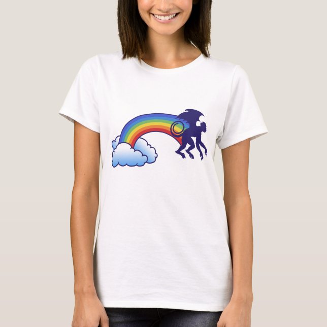Flying Monkey Rainbow T-Shirt (Front)