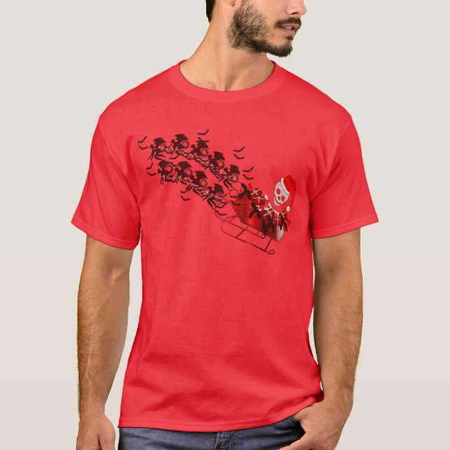 Flying Monkey Santa T-Shirt (Front)