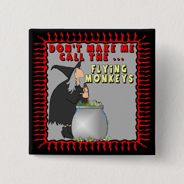 Flying Monkeys Buttons (Front)