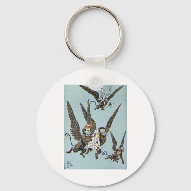 Flying Monkeys Colour Key Ring (Front)
