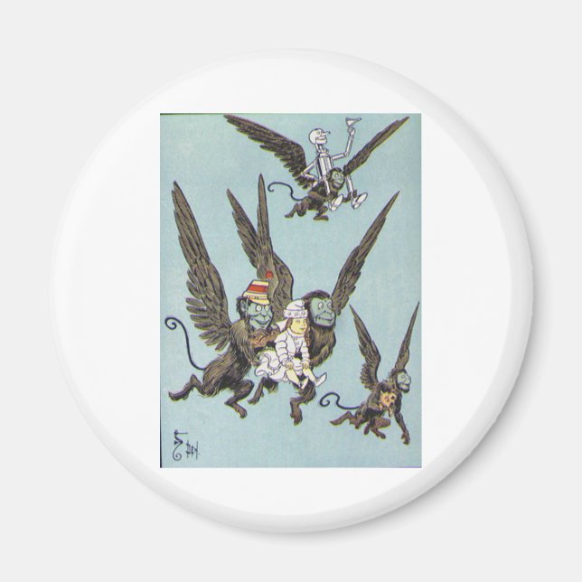 Flying Monkeys Colour Magnet (Front)