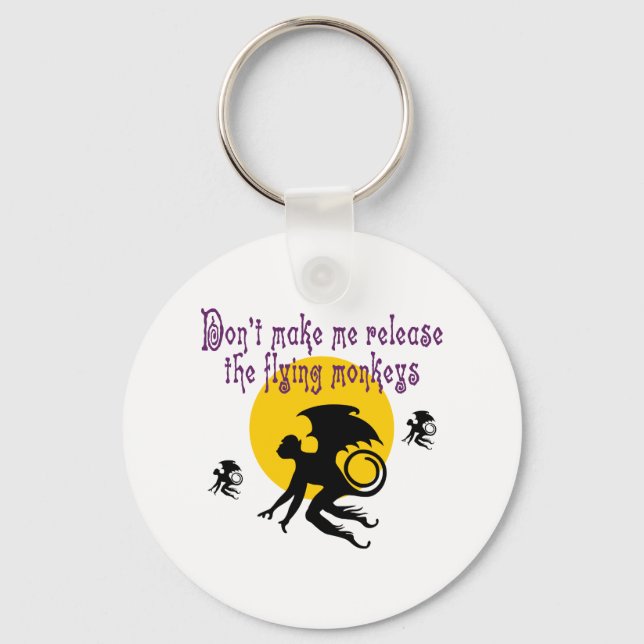 Flying Monkeys Keychain (Front)