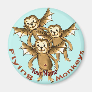 Flying Monkeys  Magnet