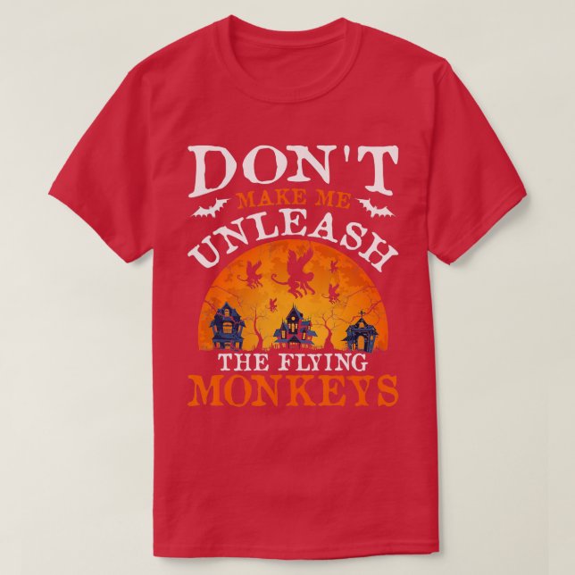 Flying Monkeys Party  T-Shirt (Design Front)